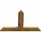 Ekena Millwork Portland Rough Sawn Timber Gable Bracket, Western Red Cedar, 48"W x 32"H x 2"D x 6"F, 16/12 Pitch GBW048X32X0206POR00RWR - alternate 3